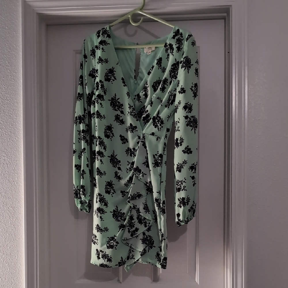 Floral Wrap Dress